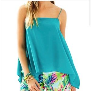 Kimi Silk Top Lilly Pulitzer NWT